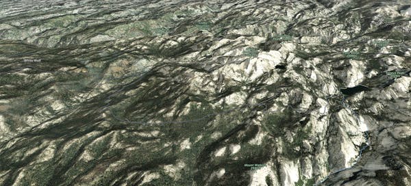 Yosemite National Park Map